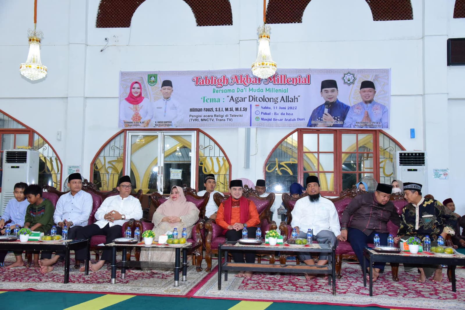 Bupati Bengkalis Hadiri Tabliq Akbar Milenial