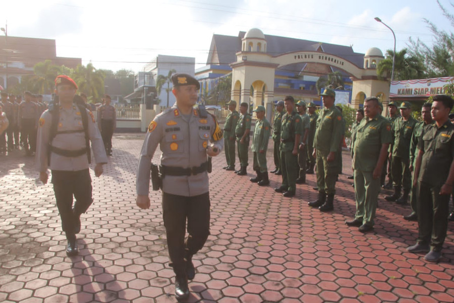 Jelang Pemungutan Suara, Polres Bengkalis Siapkan Personil Pengamanan TPS