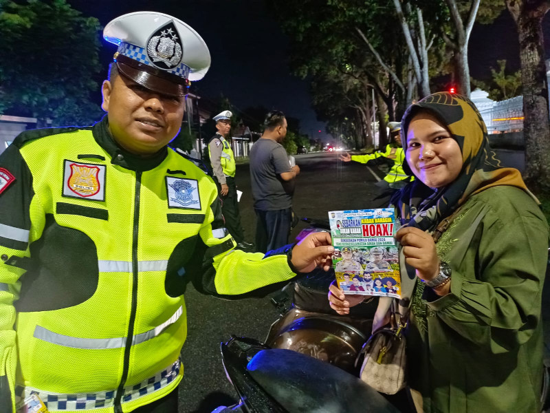 Libatkan Klub Motor, Sat PJR Ditlantas Polda Riau Ajak Pengendara Sukseskan Pemilu