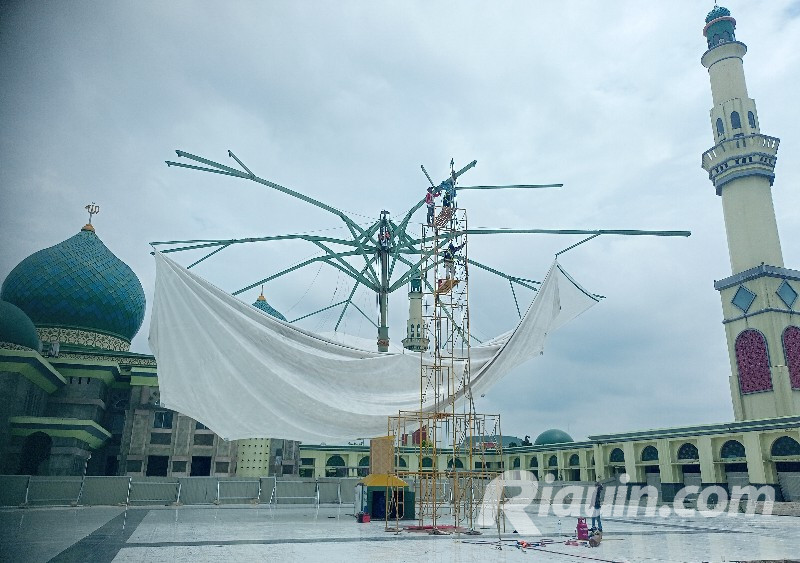 Proyek Payung Elektrik Rp42 M, Mardianto Manan Tantang Dinas PUPR Riau Buka-bukaan
