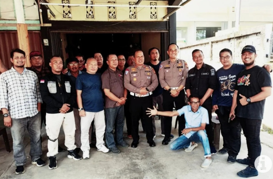 Tekan Lakalantas, Kasatlantas Polres Inhu Gandeng Wartawan Dukung Disiplin Berlalulintas