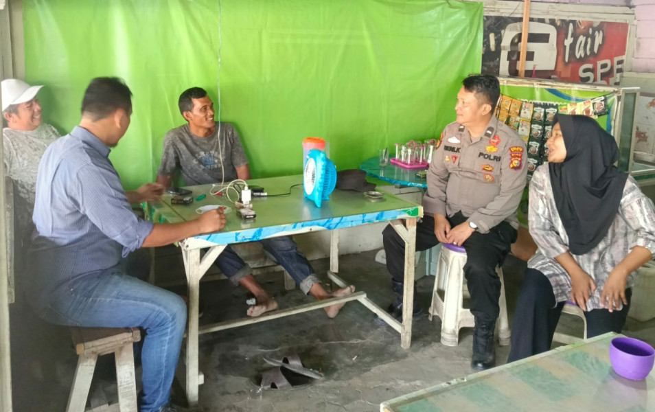 Polsek Minas Gelar Cooling System, Ajak Warga di Minas Jaya Dukung Pilkada Damai dan Kondusif