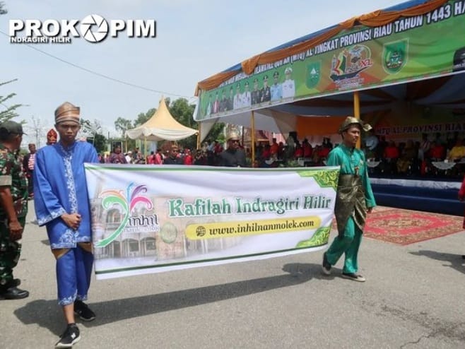 Bupati Inhil Lepas Pawai Ta'aruf MTQ XL Tingkat Provinsi Riau di Rohil