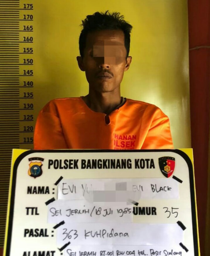 Miliki Narkoba, Pelaku Pencurian PT Johan Sentosa Ditangkap Polsek Bangkinang Kota, Kampar