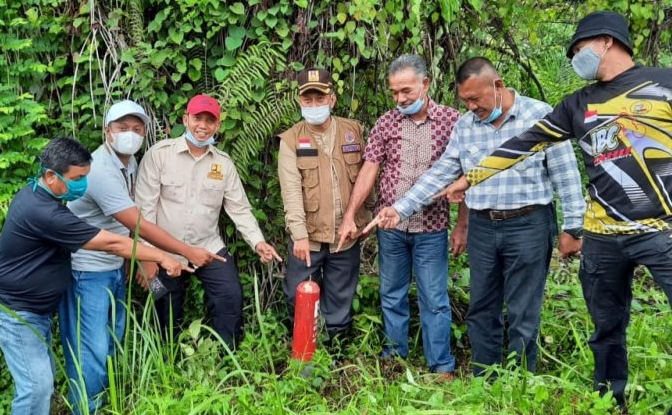 Progres Lahan Tol Jambi-Rengat 198 KM Dipantau Plh Sekdaprov Riau, Tinjau Patok Titik Akhir