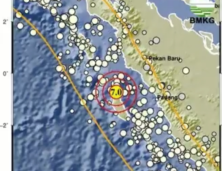 Gempa Megathrust Event Guncang Sumbar, Getaran Terasa hingga Riau