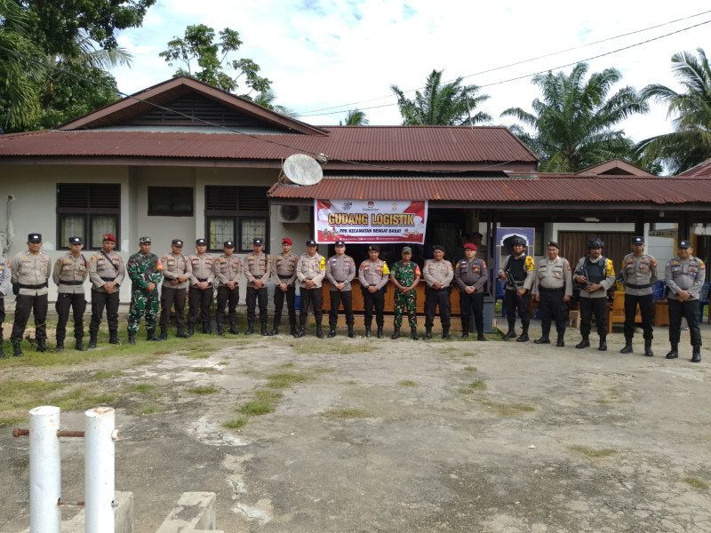 Pasca Pemungutan Suara, Polres Inhu Perketat Pengamanan di PPK