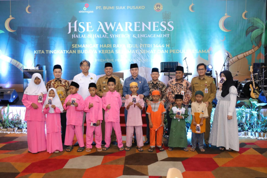 Hadiri Halal Bihalal HSE Awareness, Bupati Siak Harap Silaturahmi Makin Erat