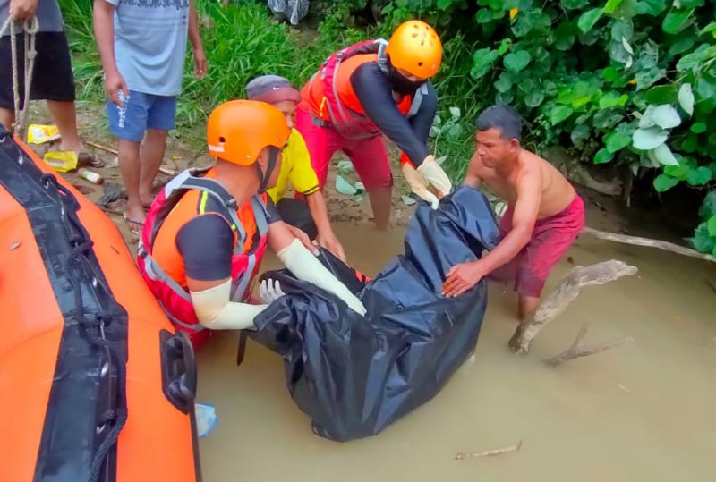3 Hari Pencarian, Bocah Tenggelam di Sungai Indragiri Kuansing Ditemukan Tewas