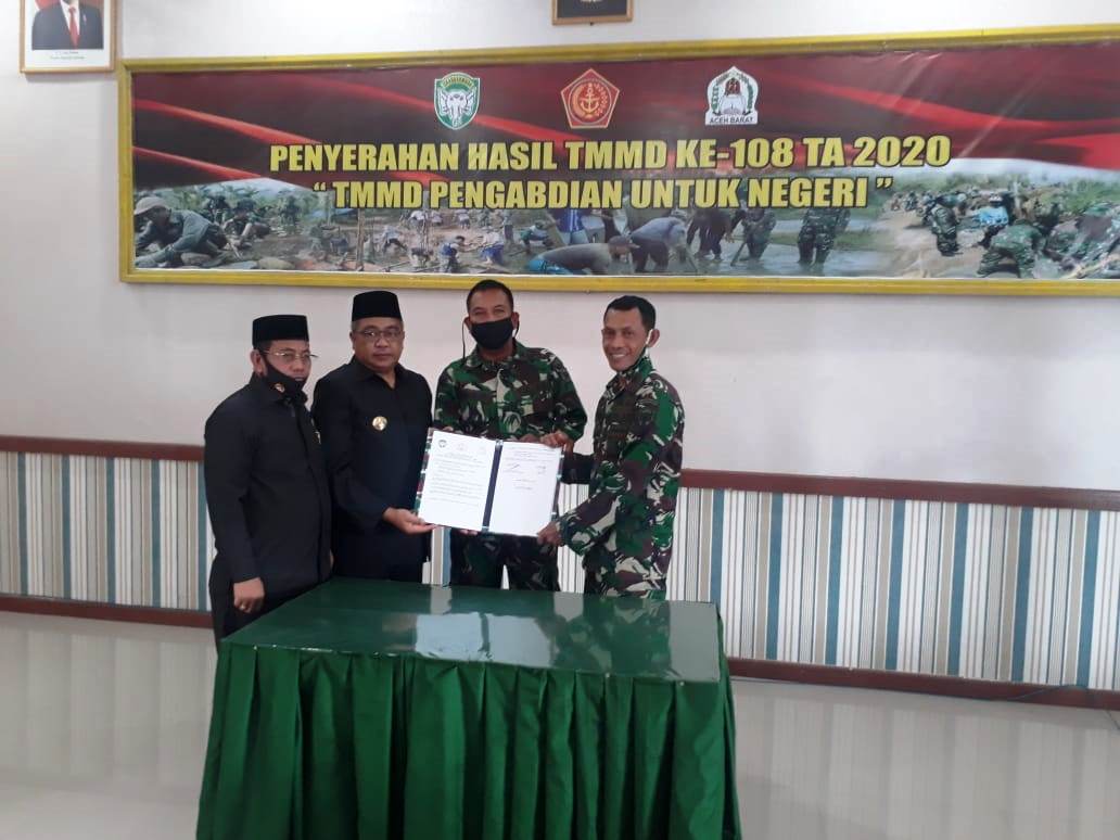 TMMD Ke-108 Kodim 0105/Aceh Barat Resmi Ditutup, Warga Diharapkan Menjaga Karya TNI