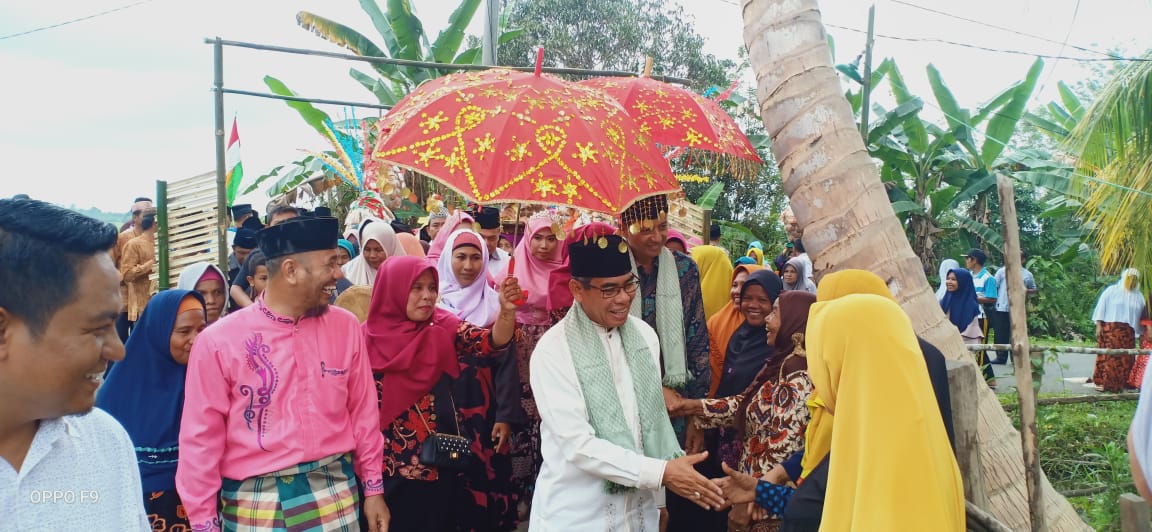 Bupati Kuansing H. Mursini Hadiri Doa Padang Kenegerian Koto Rajo Kecamatan KHS
