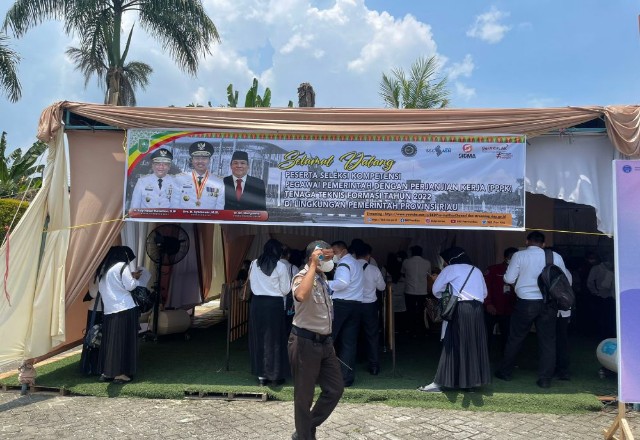 Dua Peserta Tak Hadir, Ujian PPPK Tenaga Teknik Pemprov Riau di Hari Pertama Berjalan Lancar