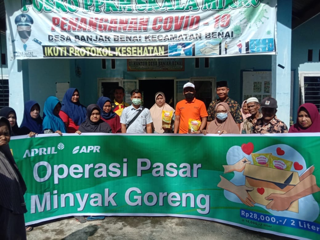 RAPP dan APR Gelar Operasi Pasar Minyak Goreng di Kuansing