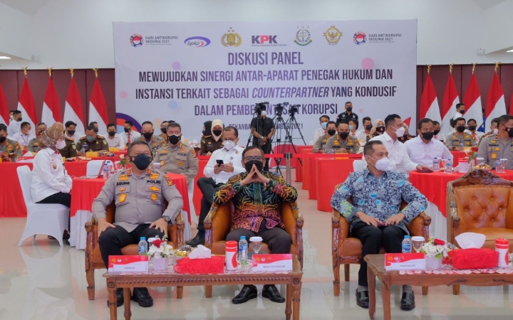 Peringatan Hari Anti Korupsi Sedunia di Riau, Ini Pesan Menko Polhukam