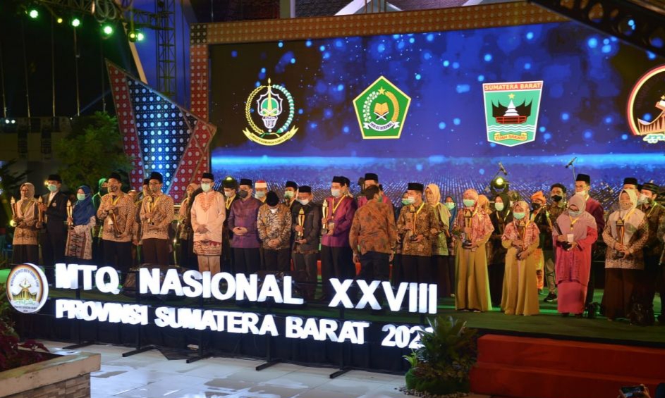 Sumbar Juara Umum, Riau Raih Peringkat 8 MTQ Nasional di Padang