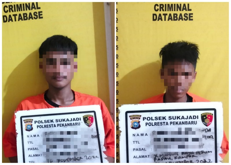 Dikejar Massa, Dua Pelaku Jambret di Sukajadi Ditangkap