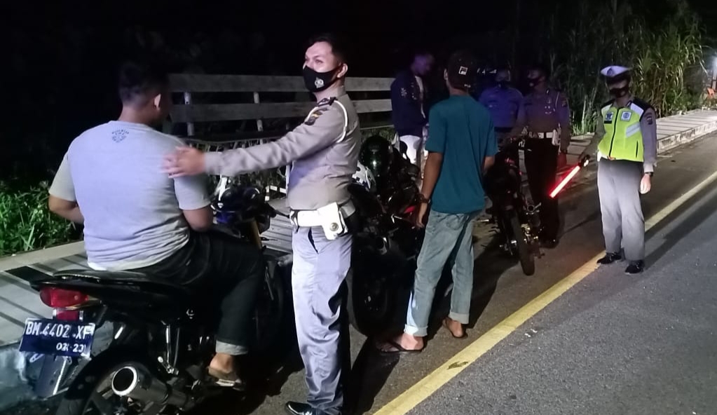 Resahkan Warga, Polisi Amankan Motor Balap Liar di Meranti