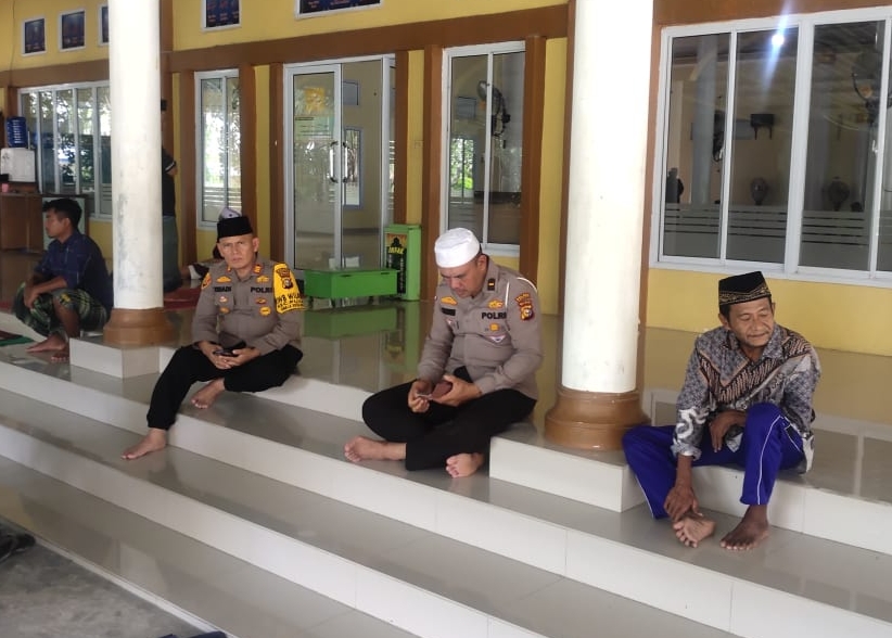 Peringati Harkamtibmas, Polsek Pujud Sampaikan Pesan Pemilu Damai