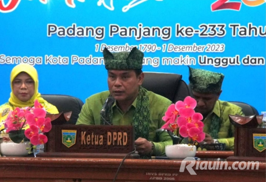 Hari Jadi Kota Ke 233, Ketua DPRD Optimis Padang Panjang Semakin Unggul dan Sejahtera
