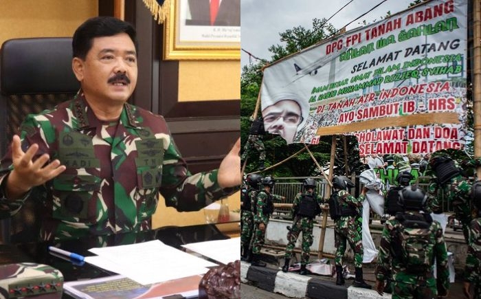 Panglima TNI Dukung Pangdam Jaya Turunkan Baliho Habib Rizieq, Ini Klarifikasi Kapuspen