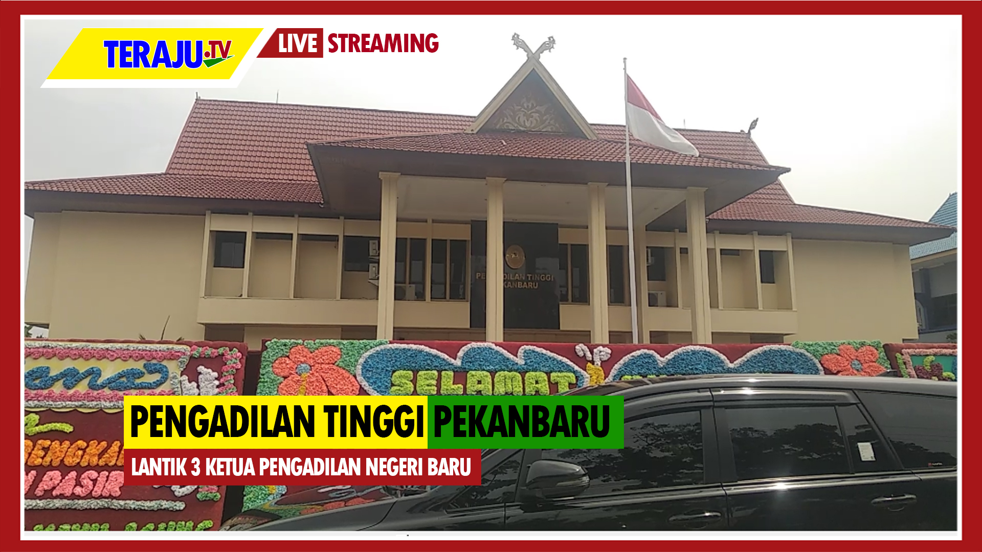 Pengadilan Tinggi Pekanbaru Lantik  Ketua PN Bengkalis dan PN Pasir Pangaraian yang Baru