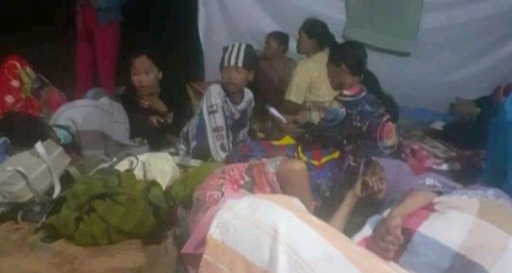 Konflik Lahan dengan PT NWR di Kampar Kiri Hilir, Ibu-ibu Nekat Tidur di Kebun