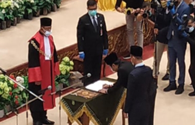 Pidato Perdana Usai Dilantik Sebagai Ketua DPRD Riau, Yulisman: Mari Kita Berdoa untuk Kesembuhan Pak Gubri