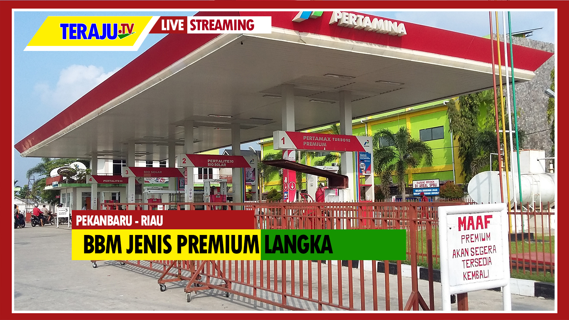 BBM Premium Langka di Pekanbaru, SPBU Dapat Jatah Cuma 8.000 Liter Per Hari