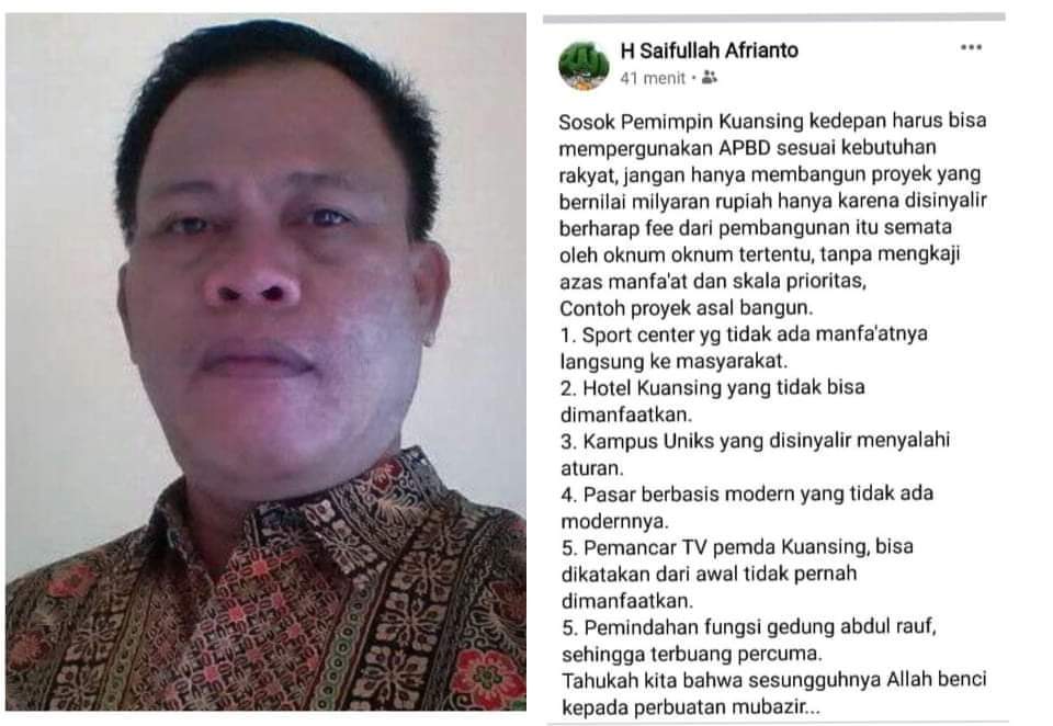Kuansing Butuh Pemimpin yang Pergunakan APBD Sesuai Kebutuhan Rakyat