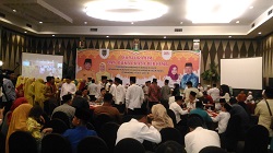 Ribuan Masyarakat Inhil, Padati Ballroom Hotel Pangeran Pekanbaru