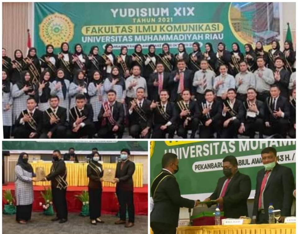 Yudisium XIX Fakultas Ilmu Komunikasi Umri Diikuti 139 Mahasiswa