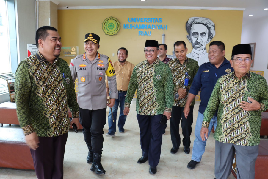 Pertemuan Bersama PWM Riau, Kapolresta Pekanbaru Bahas Cooling System