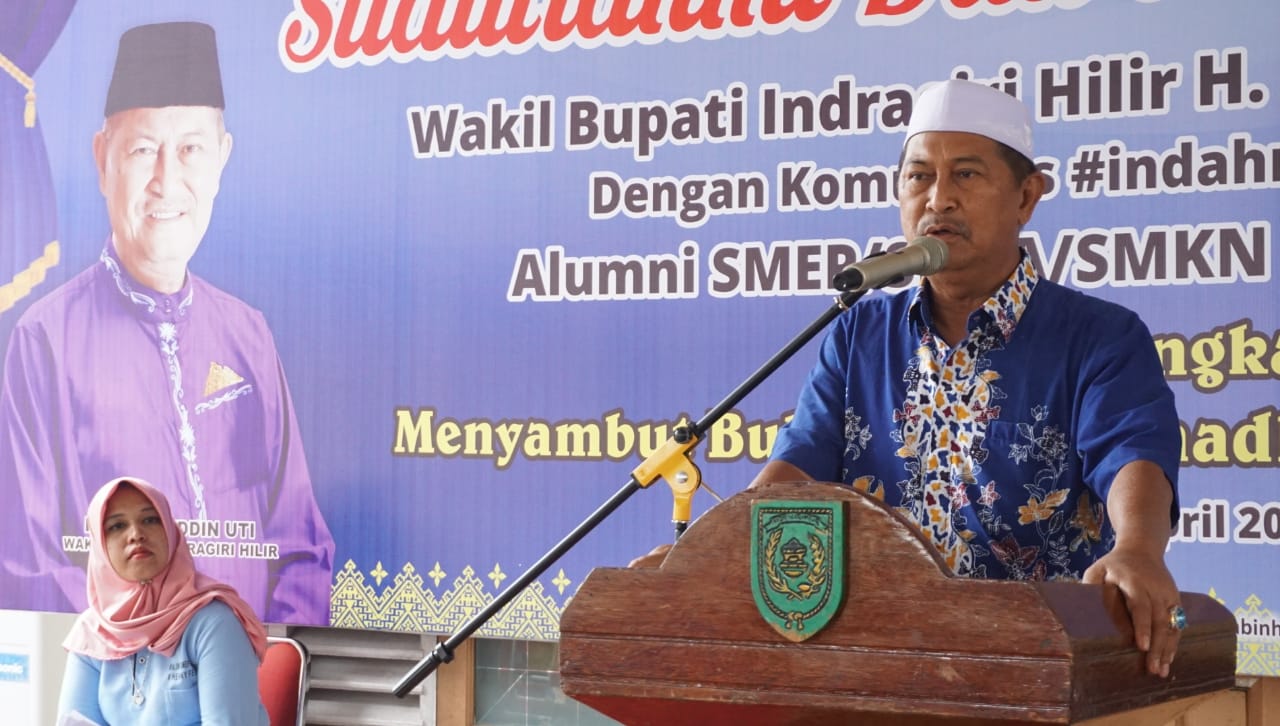 Wabup Syamsudin Uti Bersilaturahmi dengan Alumni SMKN 1 Tembilahan
