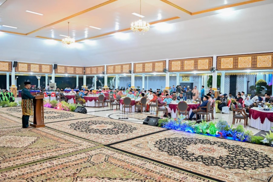 Wakil Bupati Bengkalis Sambut Hangat Kedatangan Kafilah MTQ Riau di Malam Ta’aruf