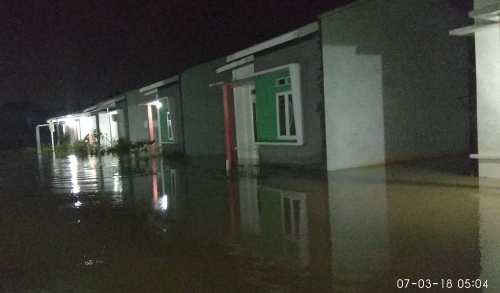 Hujan Sehari Semalam Rendam Ratusan Rumah di Kubang Raya