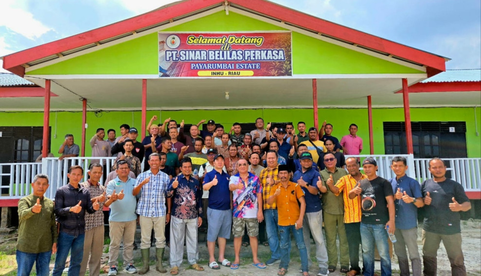 Polemik SHGU PT SBP, Warga Desa di Inhu Dukung Keberadaan Perusahaan