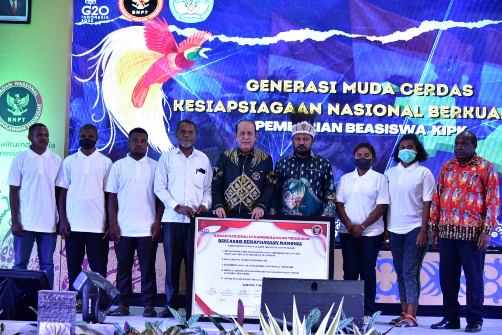 BNPT RI Gandeng Kemendikbudristek Beri Beasiswa Bagi Generasi Muda Papua