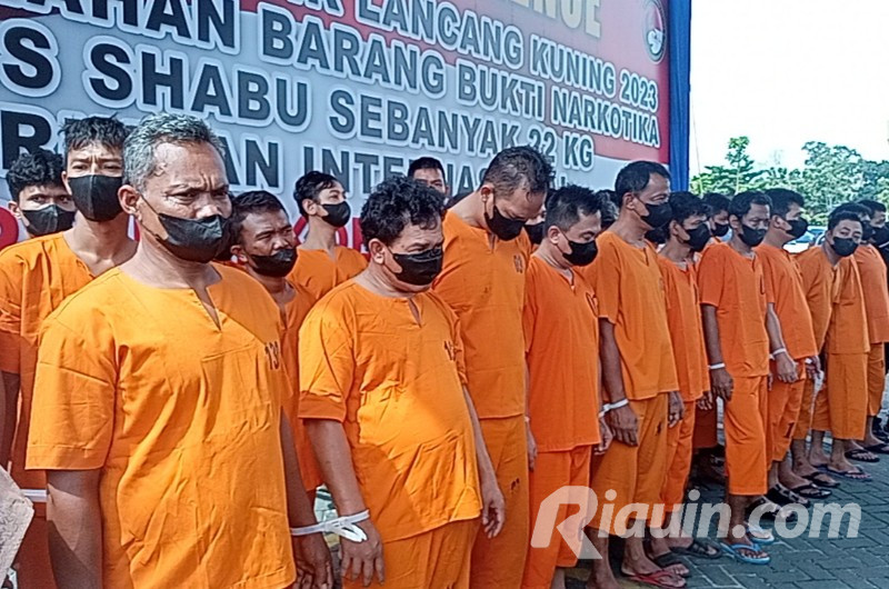 Kasus Narkoba di Riau Meningkat Tajam, 87 Kg Sabu dan Ekstasi Dimusnahkan