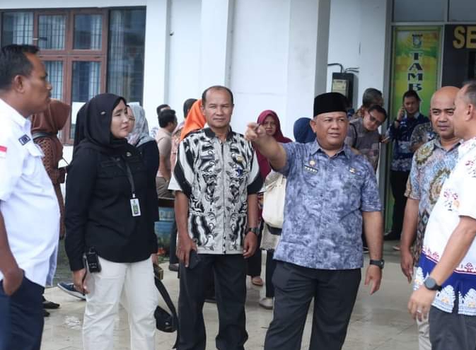 Tinjau Lokasi Acara, Pj Sekda Kampar Siap Sukseskan Gebyar AKS 2024 Riau