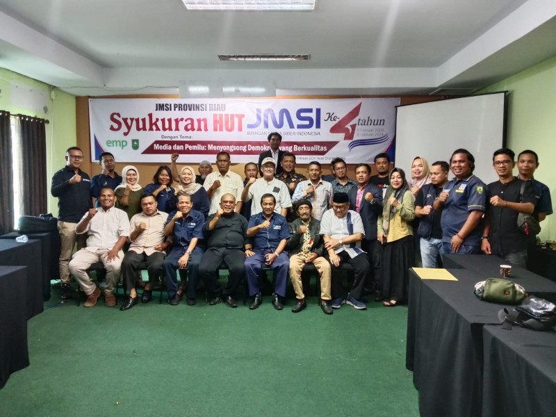 JMSI Riau Gelar Syukuran HUT ke-4,  Siap Songsong Pemilu dan Pilkada Serentak Tahun 2024