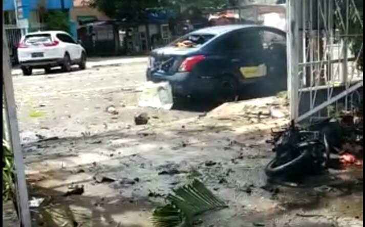 Pelaku Bom di Depan Gereja Katedral Makassar Laki-laki dan Gunakan Motor 