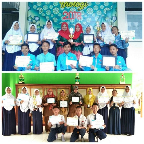SMP Eka Dura Lestari Sabet Juara 1 Ajang Pekan Raya Biologi 2018 
