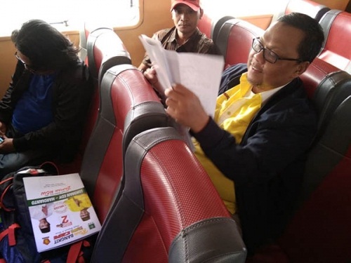 6 Desa di Selatpanjang Teken Kontrak Politik Rp 1 Miliar per Desa dengan Lukman Edy