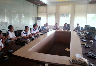 PWI Gelar Audiensi dengan Bupati Pelalawan