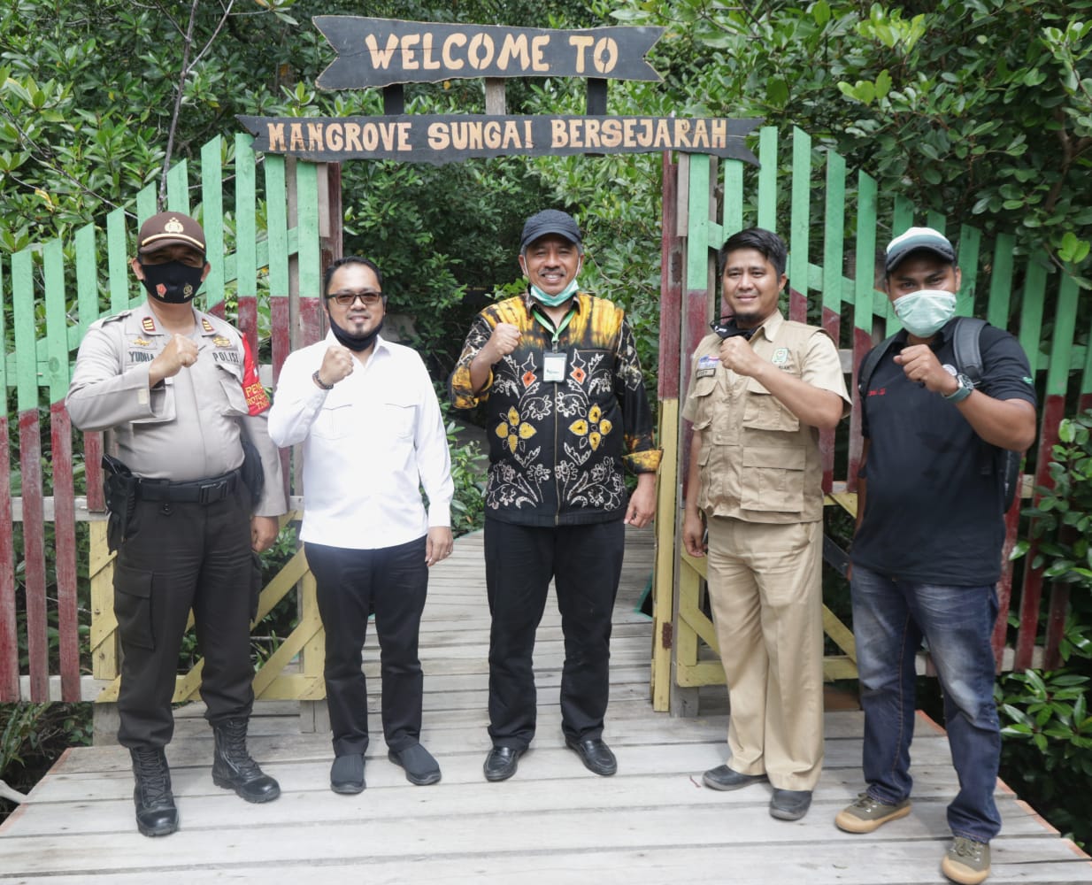 Alfedri Hadiri Peringatan Hari Konservasi Alam Nasional 2020 DI Siak