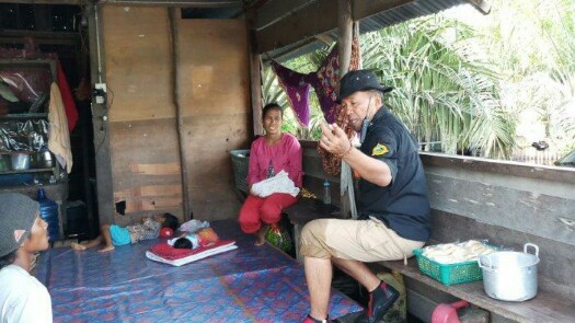 Akibat Banjir, 41 KK di Pelalawan Dievakuasi ke Tenda Pengungsian