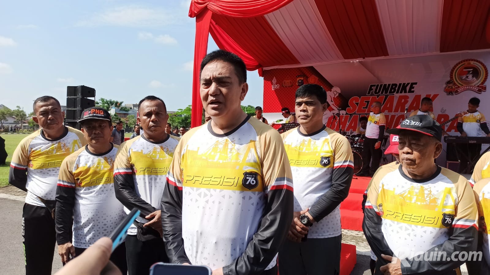Menyambut HUT Bhayangkara ke-76, Kapolda Riau: Together We Are Strong