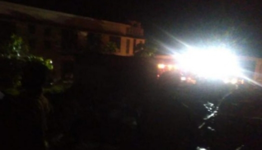 Kantin Universitas Pahlawan Bangkinang Terbakar