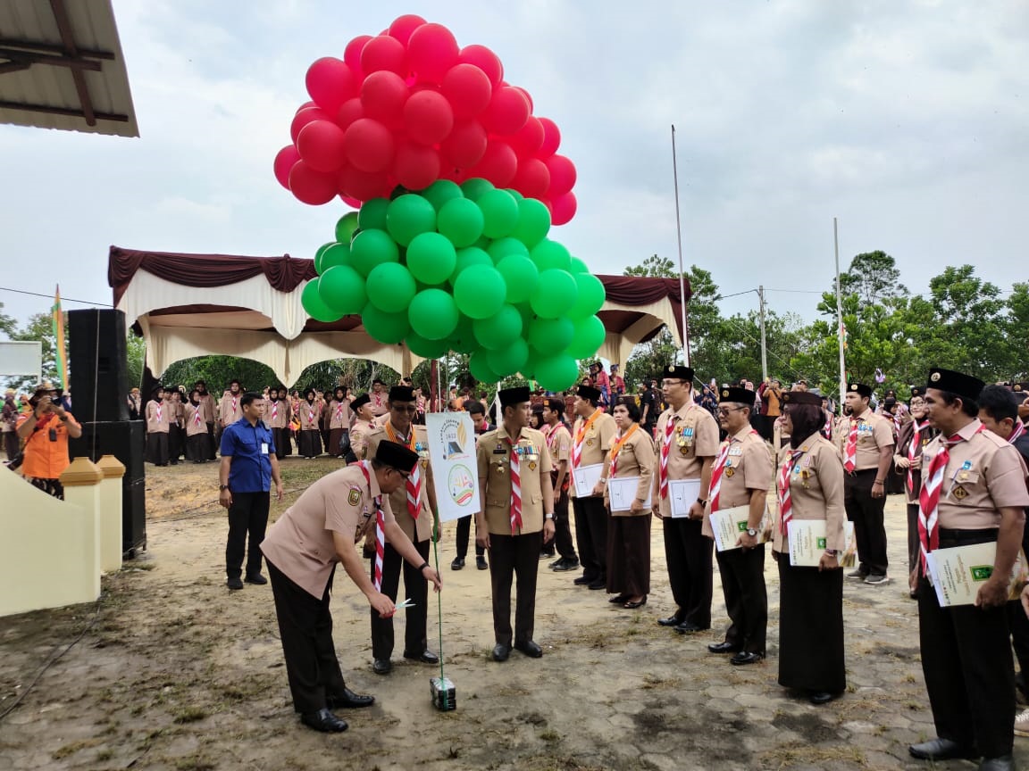 Buka Jambore dan Pesta Siaga Cabang Kota Pekanbaru, Wagubri: Tingkatkan Kepercayaan Diri