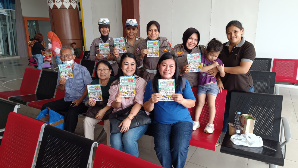 Sosialisasi Cooling System, Polisi Sasar Petugas dan Penumpang Bandara SSK II